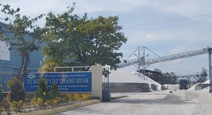 Xí nghiệp sàng lọc cát silica